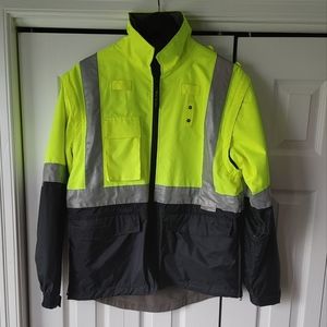 Opus SJ31 3-in-1 EMS Paramedic High Vis Safety Jacket Parka S